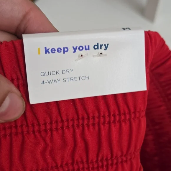 Old Navy Extra High-Rise Athletic Shorts Red 3” Inseam NWT Size M - Picture 12 of 13